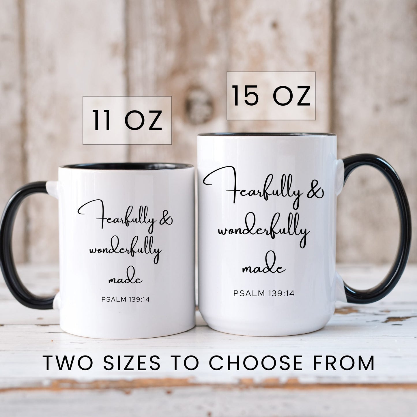Lifestyle Photo #6 Fearfully and Wonderfully Made Mug