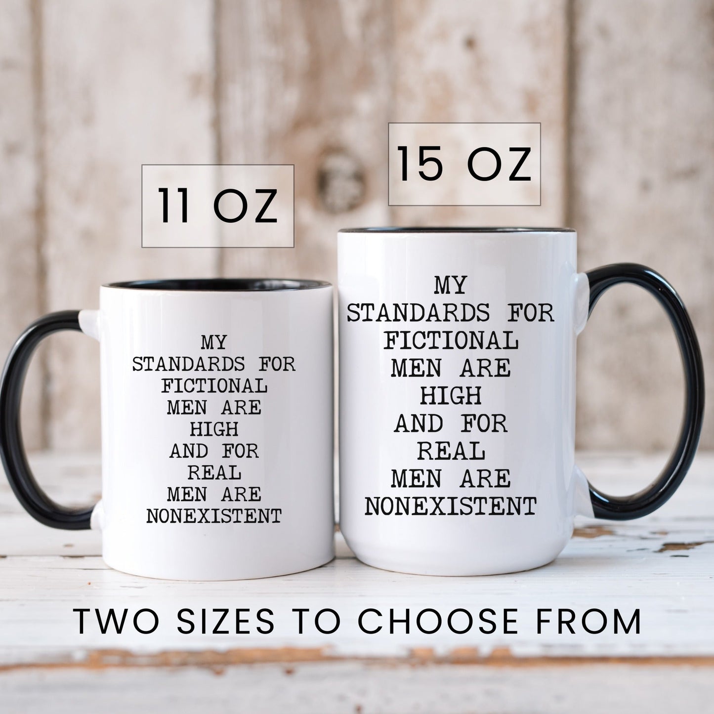 Lifestyle Photo #6 Standards for Fictional Men Mug