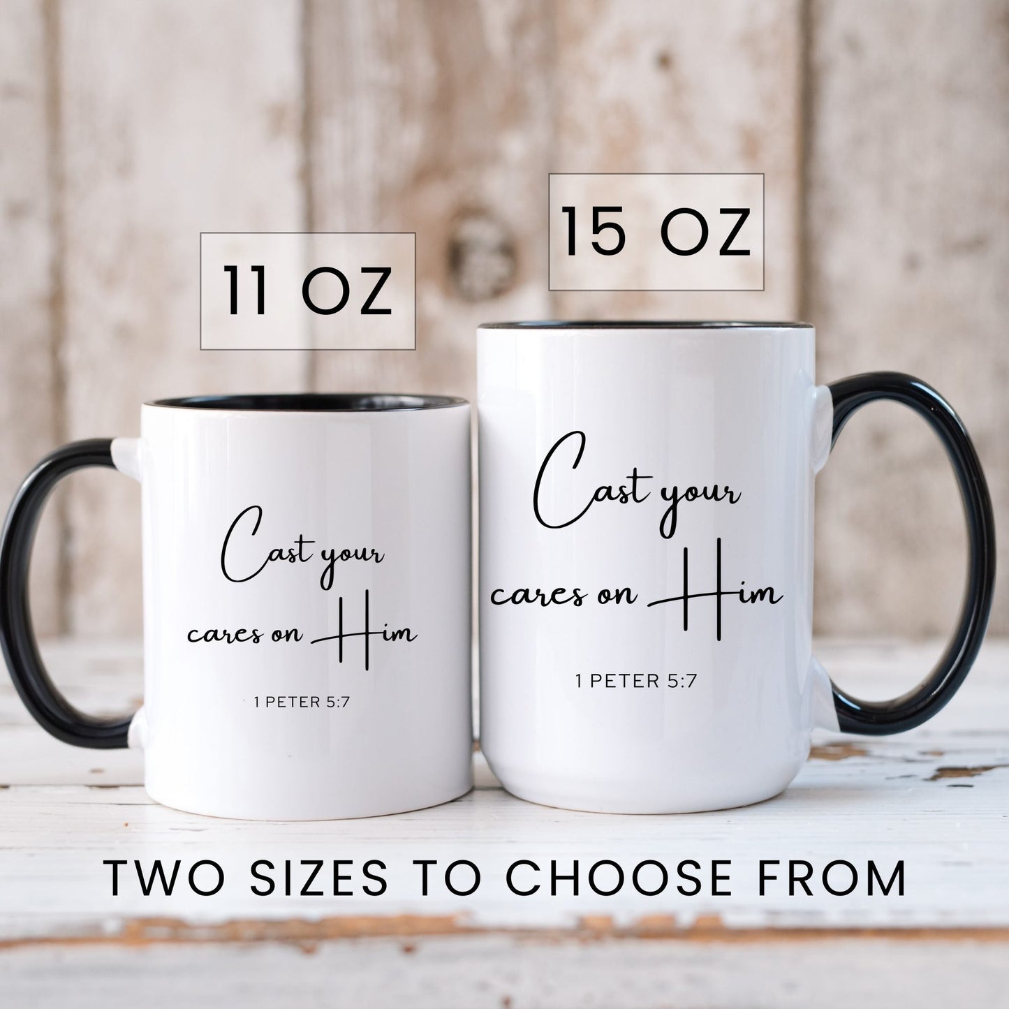 Lifestyle Photo #6 Cast Your Cares on Him Mug
