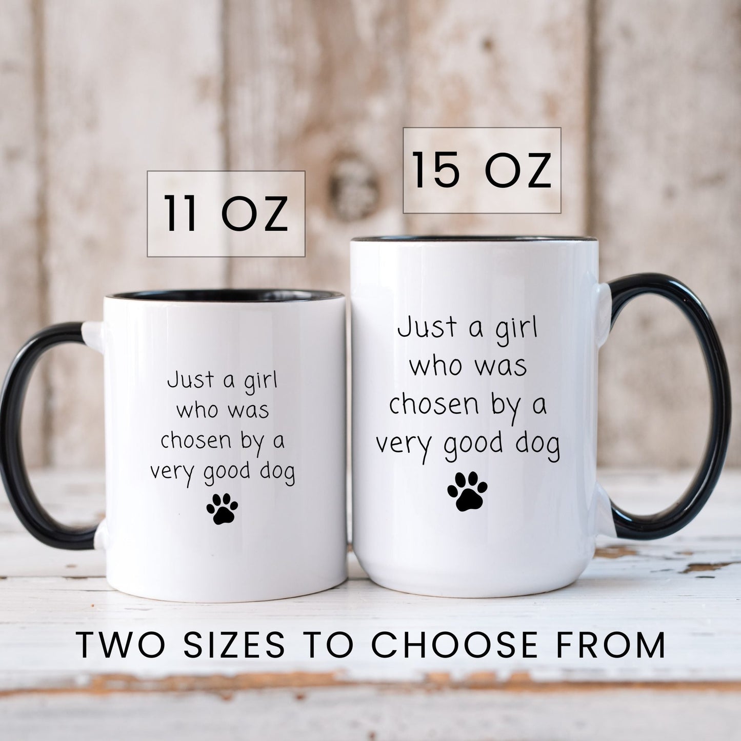 Lifestyle Photo #6 Chosen by a Very Good Dog Mug