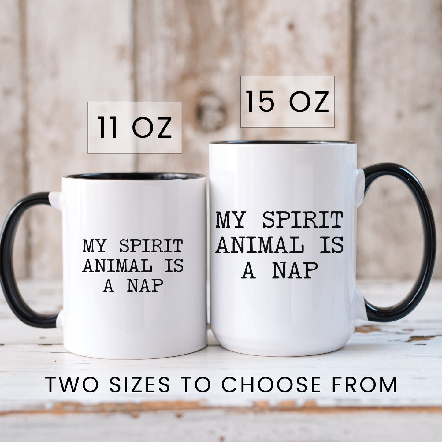 My spirit animal is a nap coffee mug