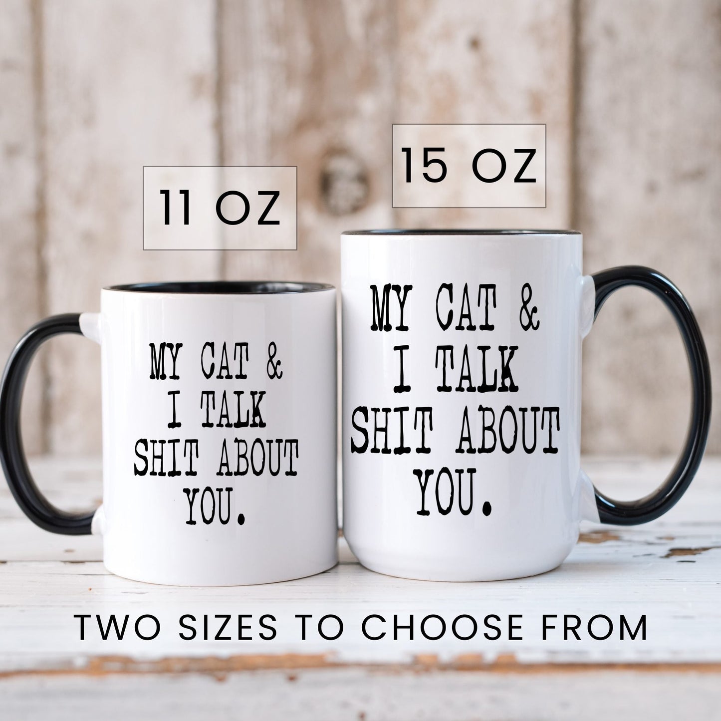 Lifestyle Photo #6 My Cat and I Talk Sh*t Mug