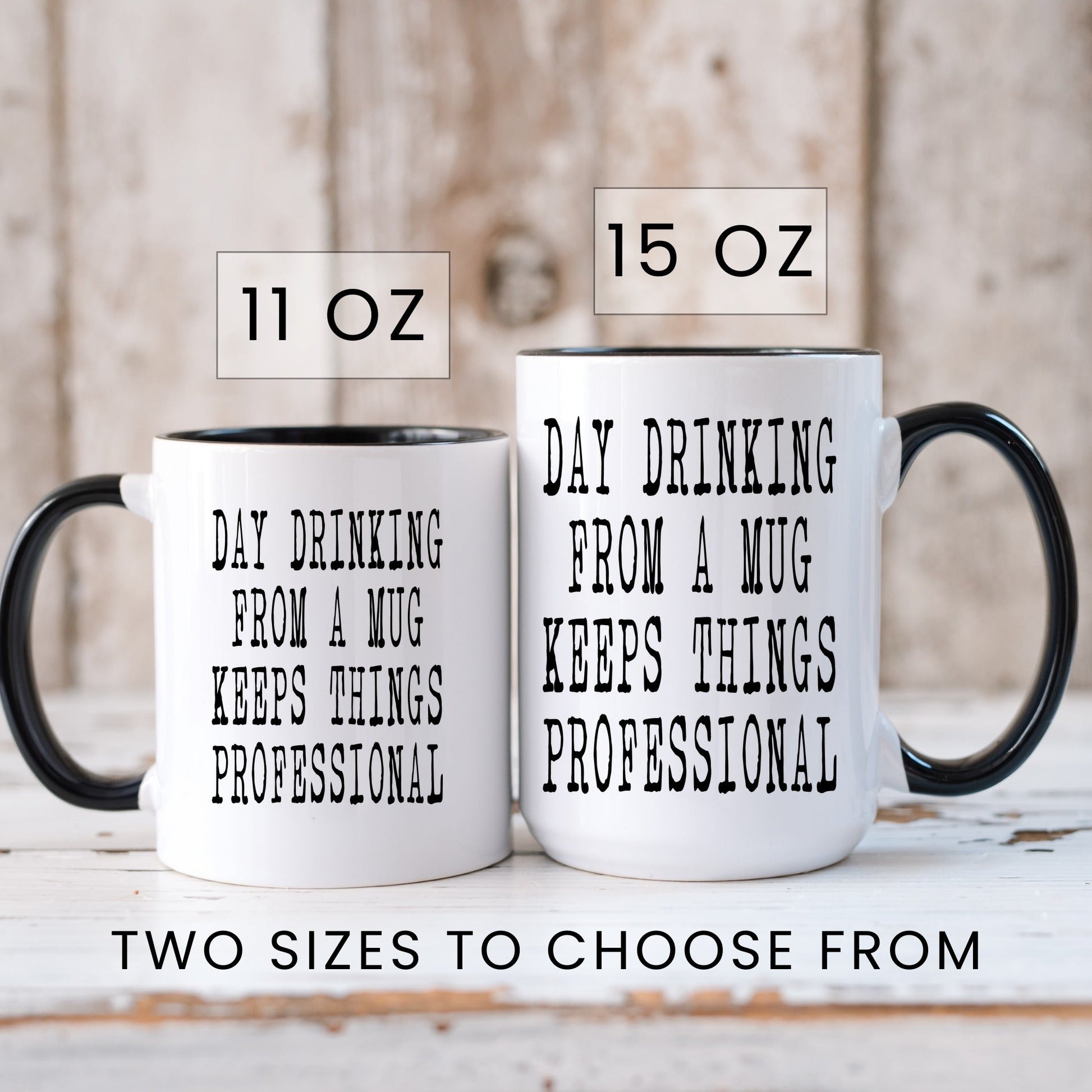 Funny day drinking adult humor coffee mug lifestyle