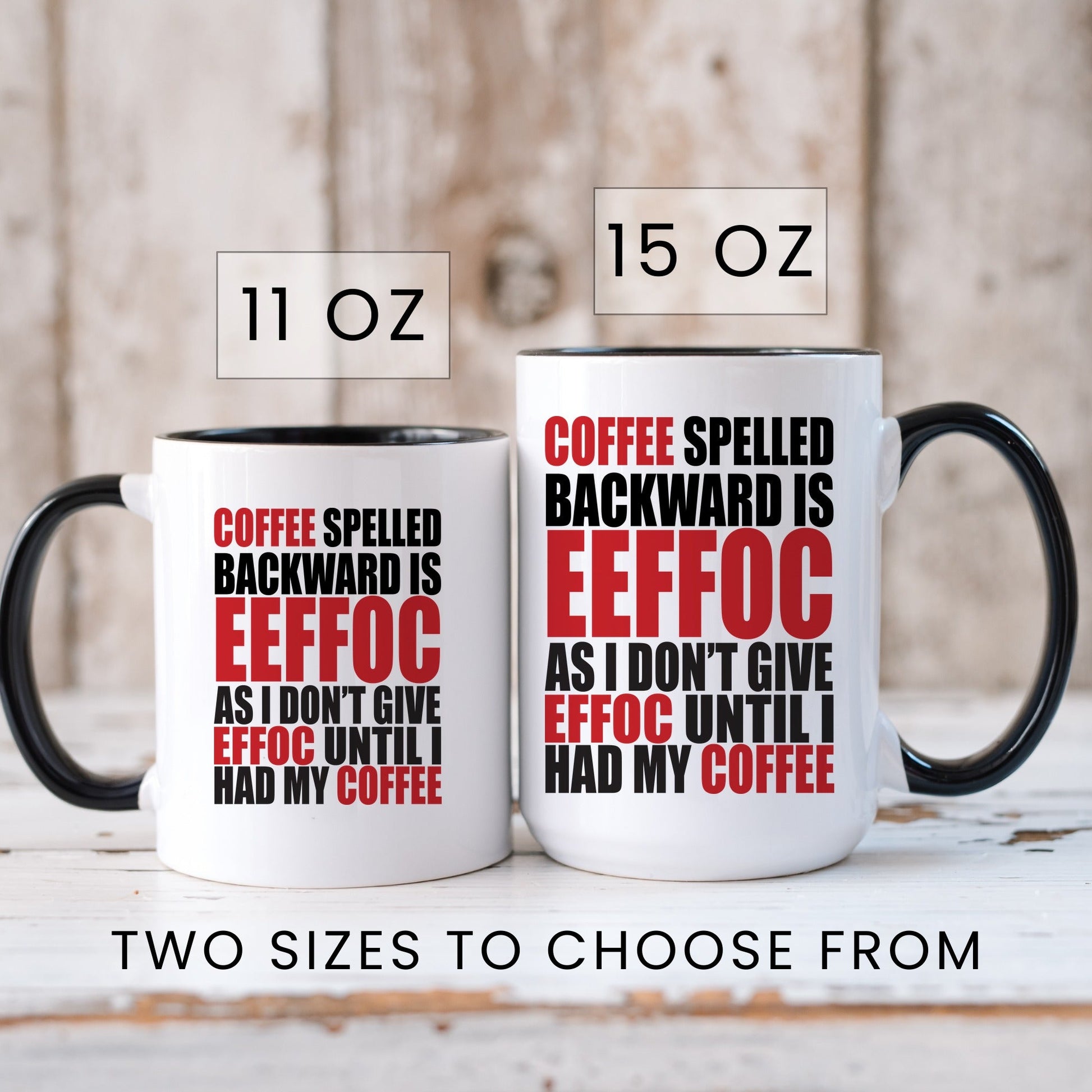 Funny eeffoc sarcastic coffee mug lifestyle