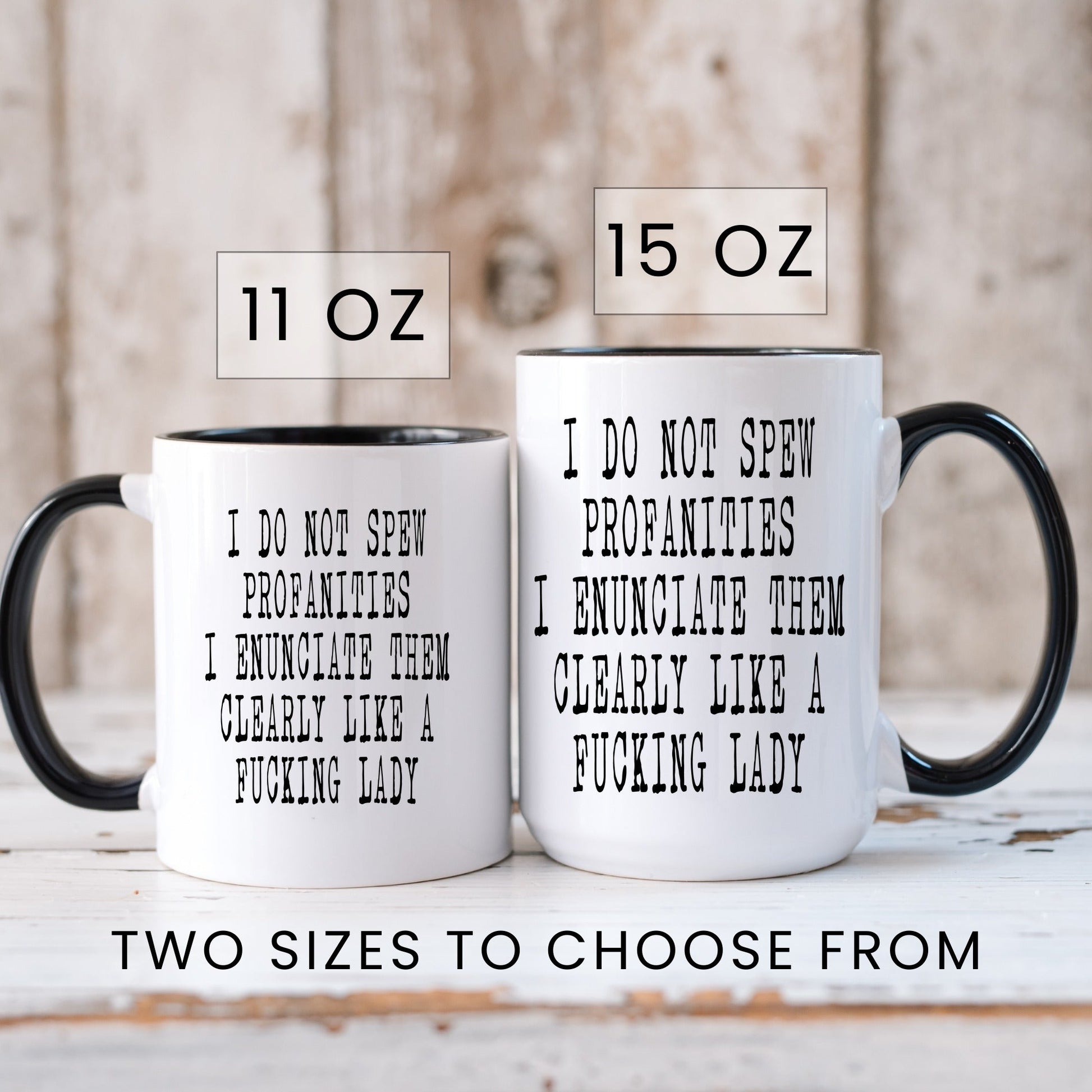 Lifestyle Photo #6 Spicy Profanities Like a Lady Mug