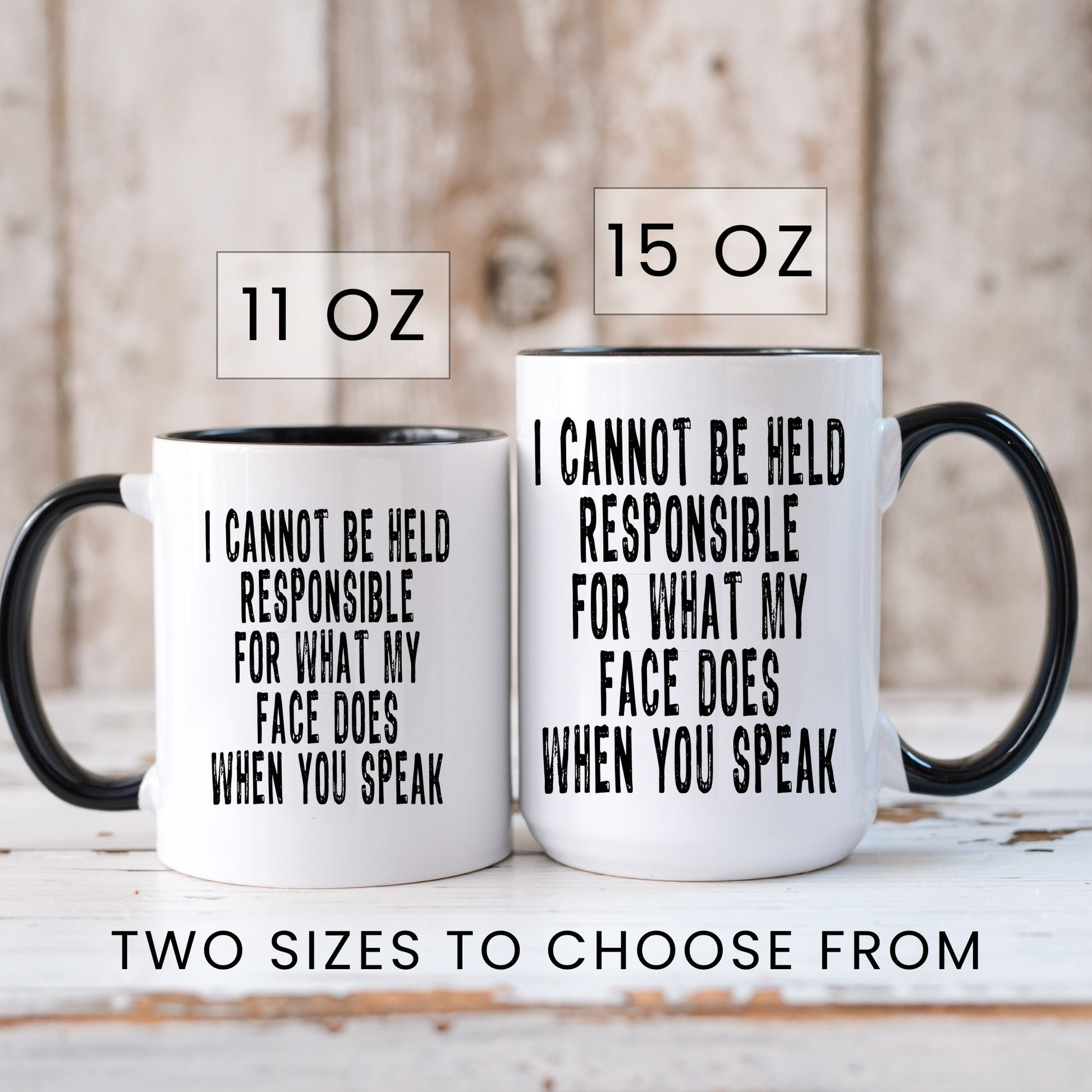 Funny responsible coffee mug lifestyle