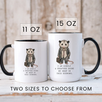 In This Economy Opossum Mug