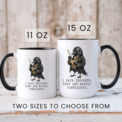 Mostly Complaints Crow Mug