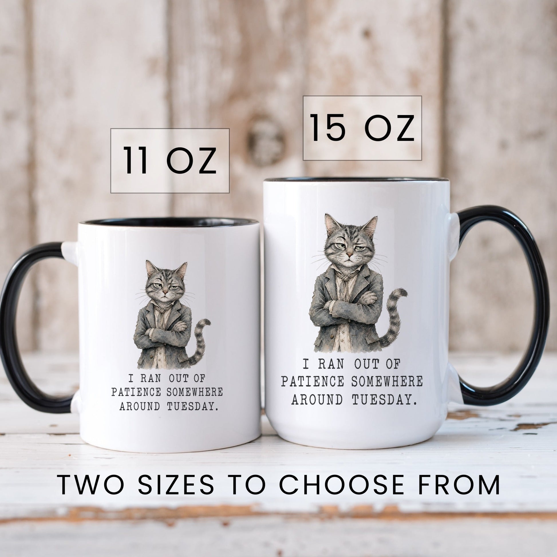Lifestyle Photo #6 Out of Patience Cat Mug