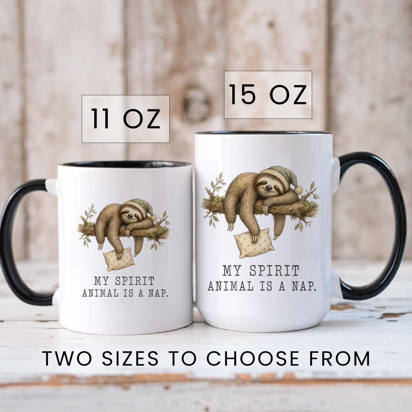 My Spirit Animal Is a Nap Sloth Mug
