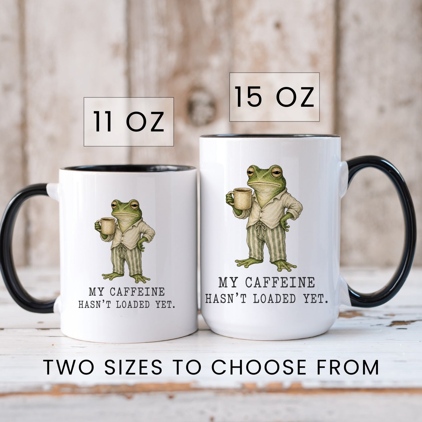 Lifestyle Photo #6 Not a Morning Person Frog Mug