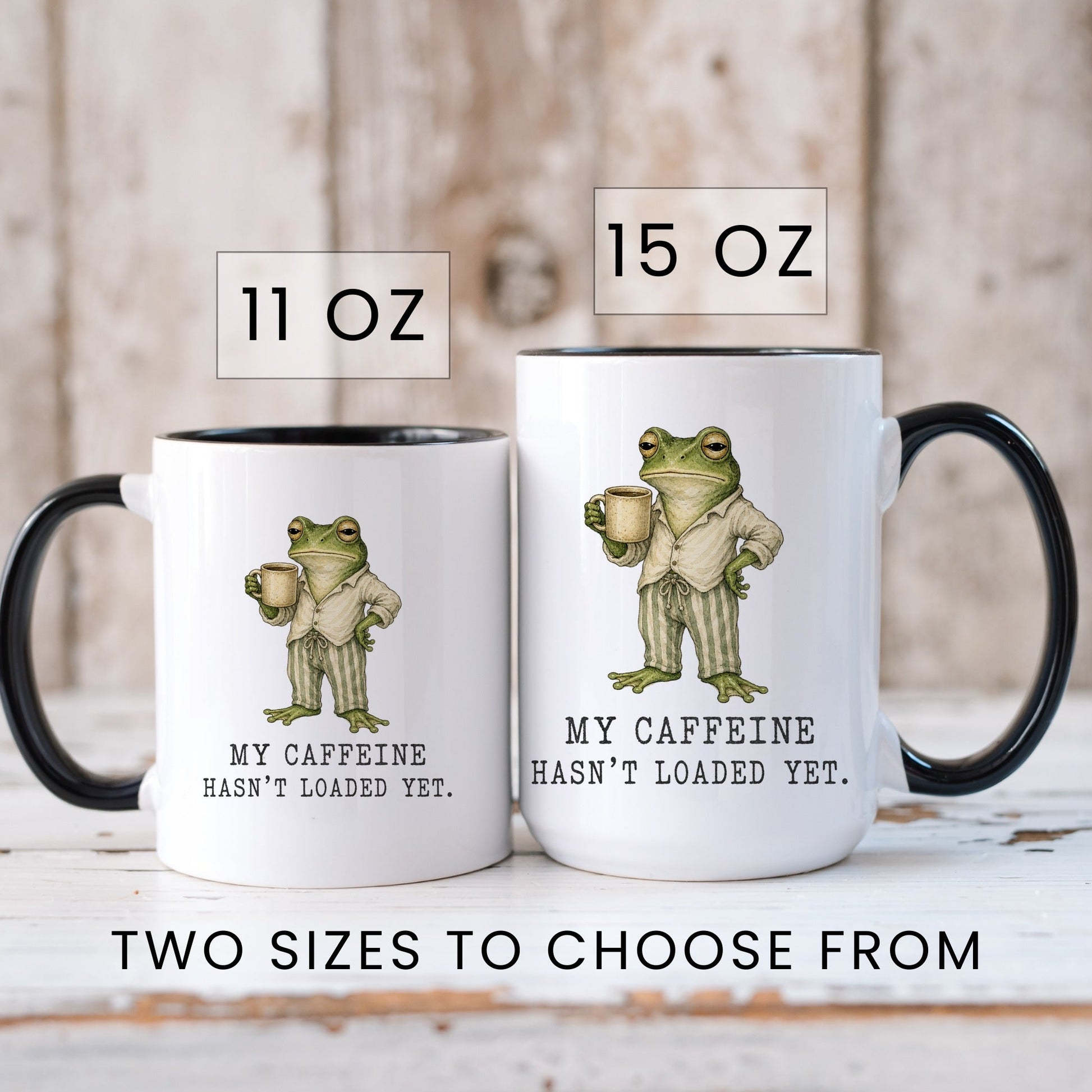 Lifestyle Photo #6 Not a Morning Person Frog Mug