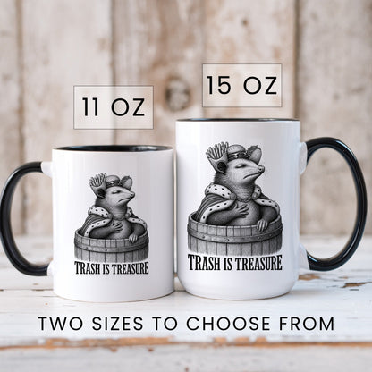 Trash Is Treasure Opossum Mug