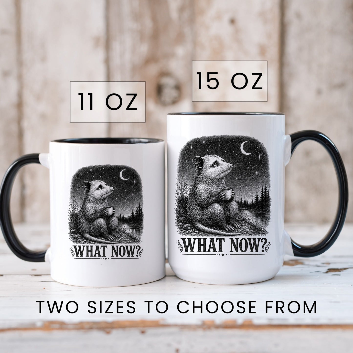 What Now Opossum Mug