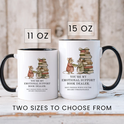 Emotional Support Book Dealer Mug