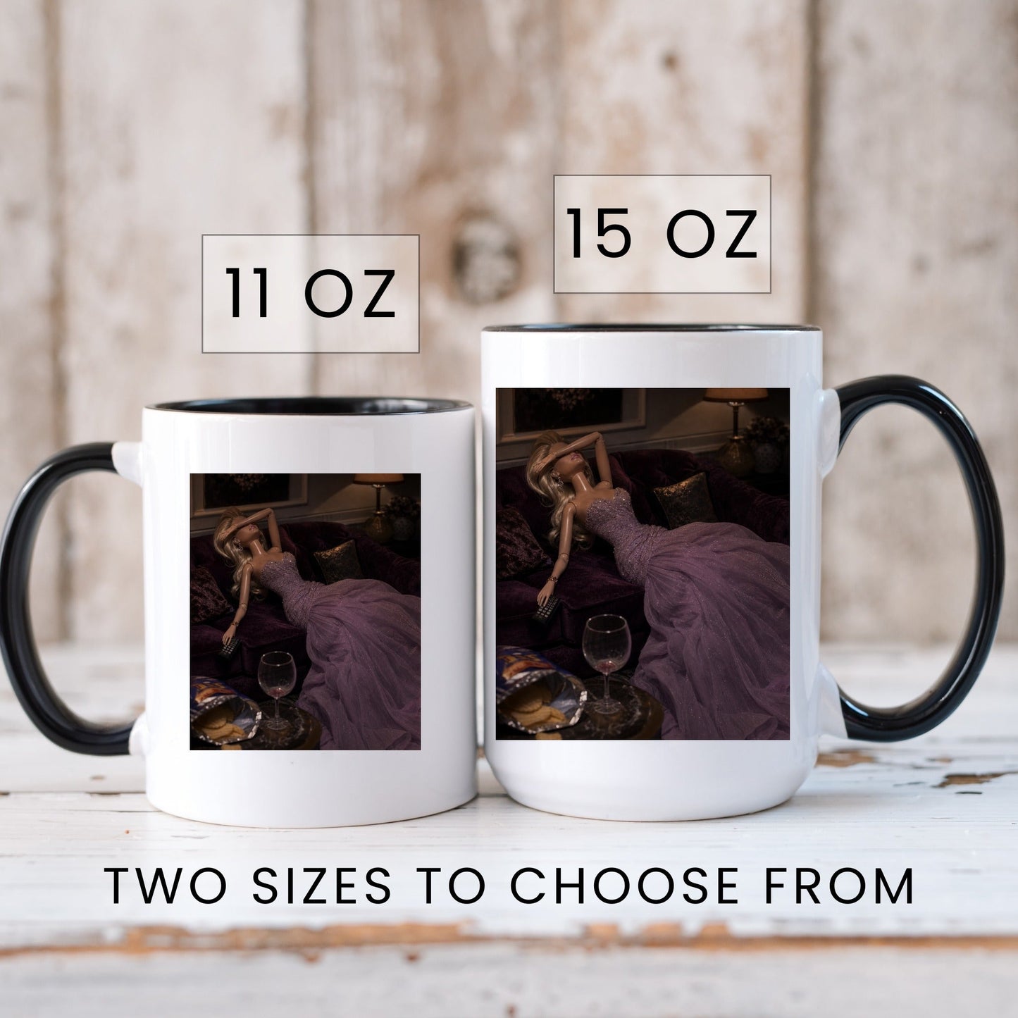 Resting Doll Face Mug