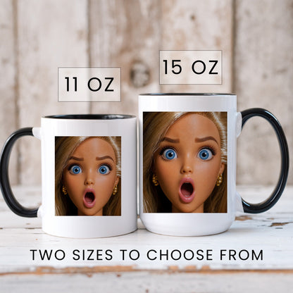 Offended Doll Face Mug