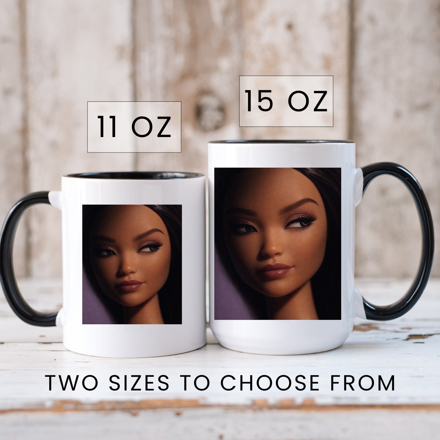 Suspicious Doll Face Mug