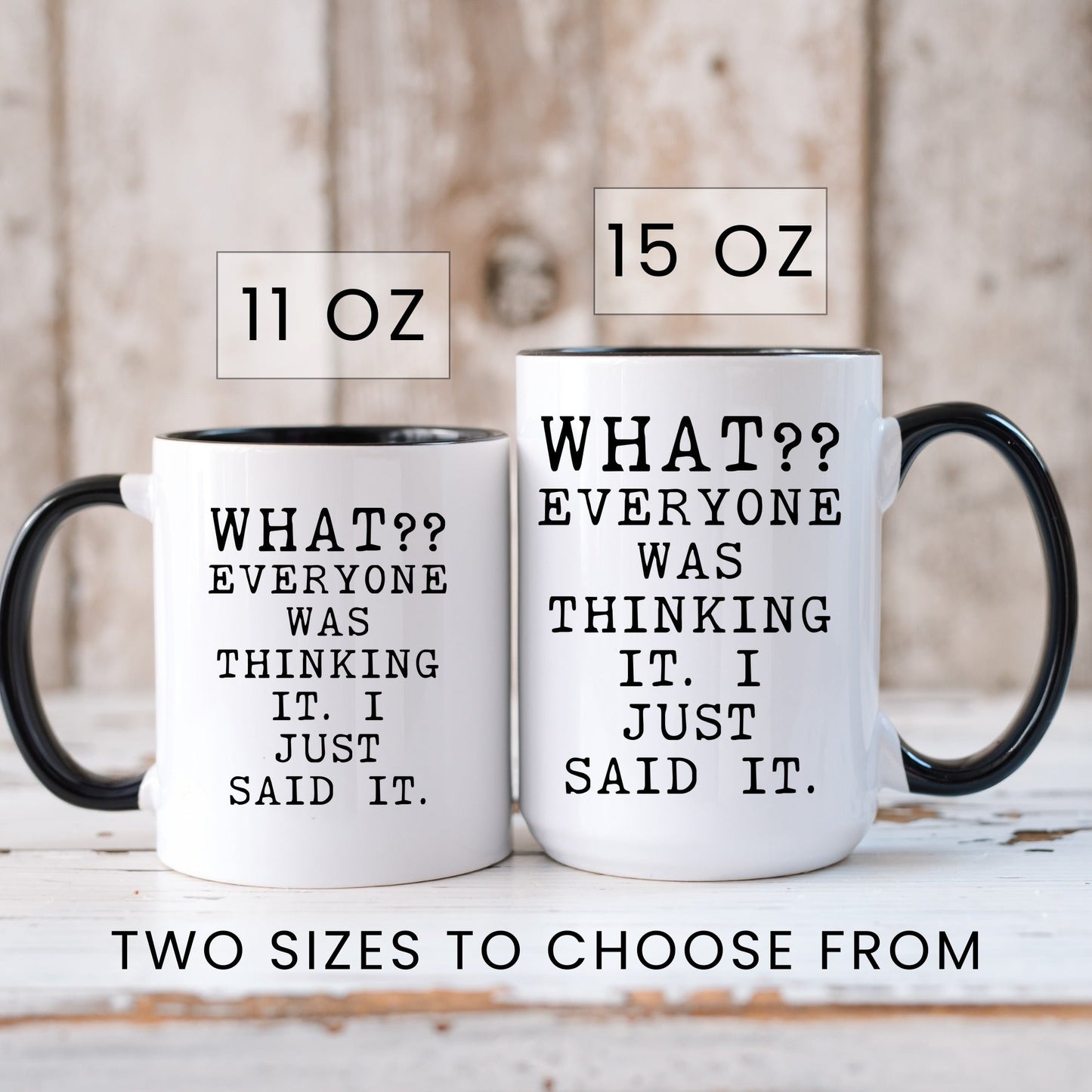 Funny coworker coffee mug everyone was thinking it lifestyle