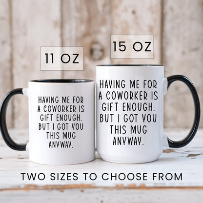 Funny coworker coffee mug lifestyle
