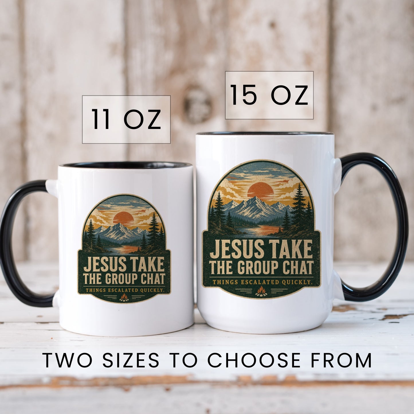 Jesus Take The Group Chat Mug
