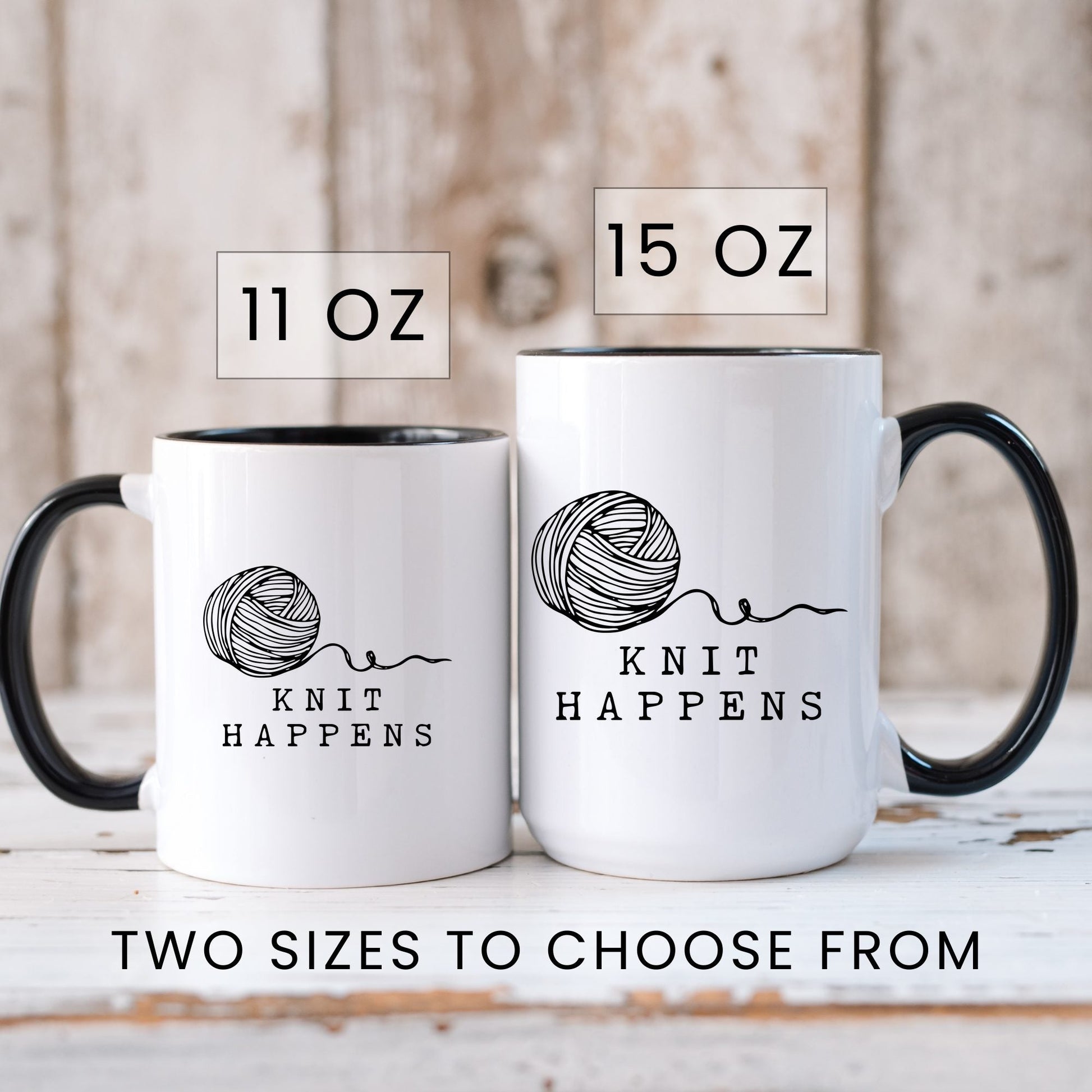 Knit Happens Mug - lifestyle photo