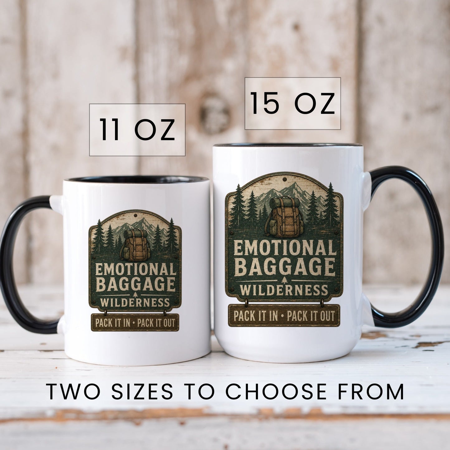 Lifestyle Photo #6 Emotional Baggage Wilderness Mug