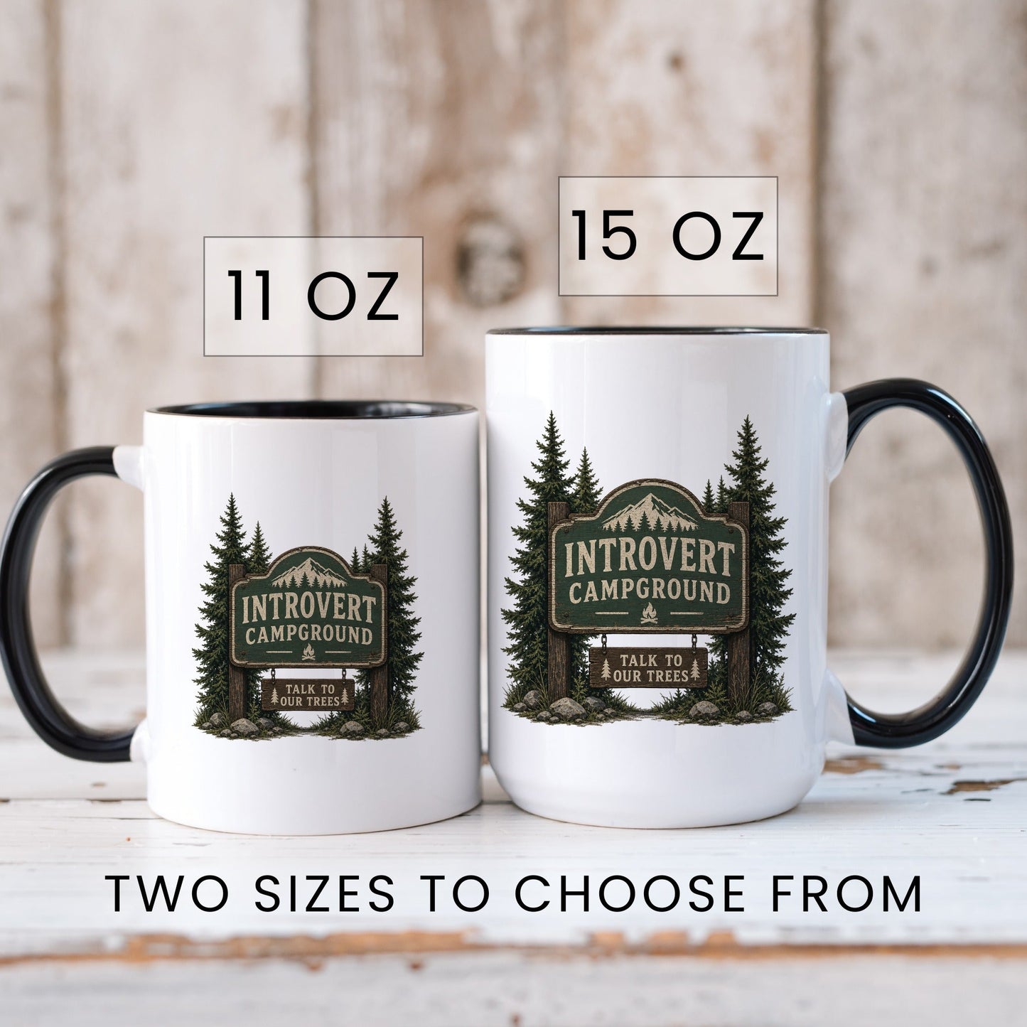 Introvert Campground coffee mug