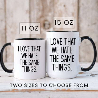 Funny couples coffee mug lifestyle