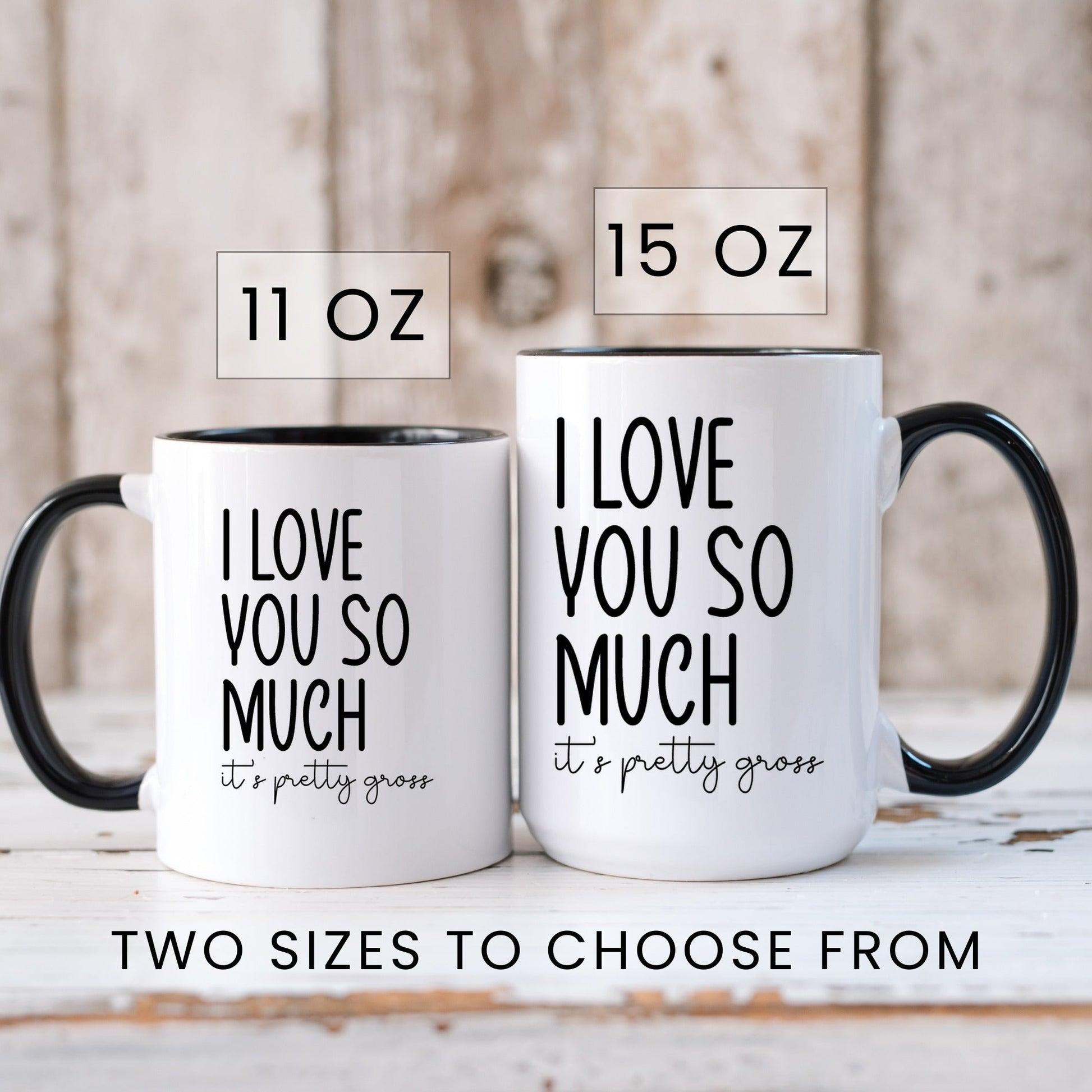 Funny I love you anniversary coffee mug lifestyle