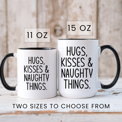 Funny naughty valentine coffee mug lifestyle