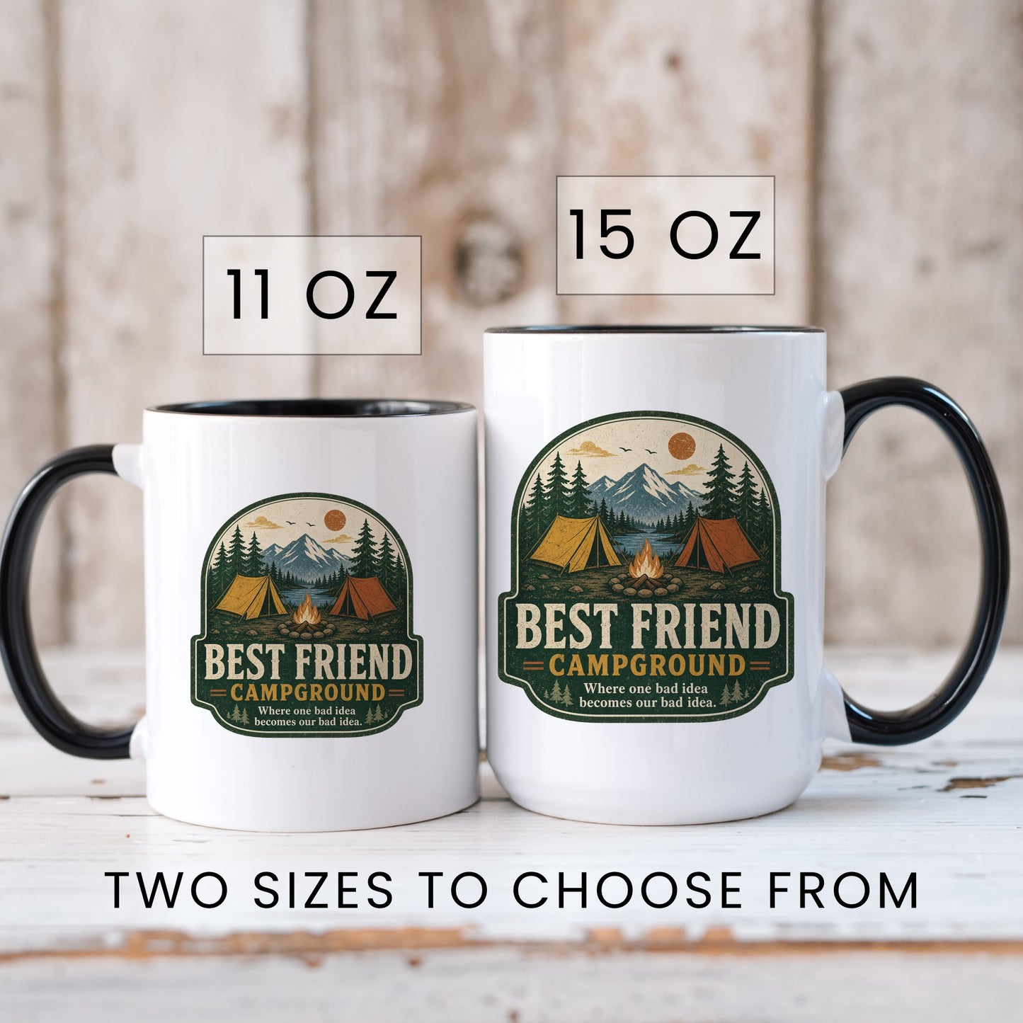 Best Friend Campground Mug