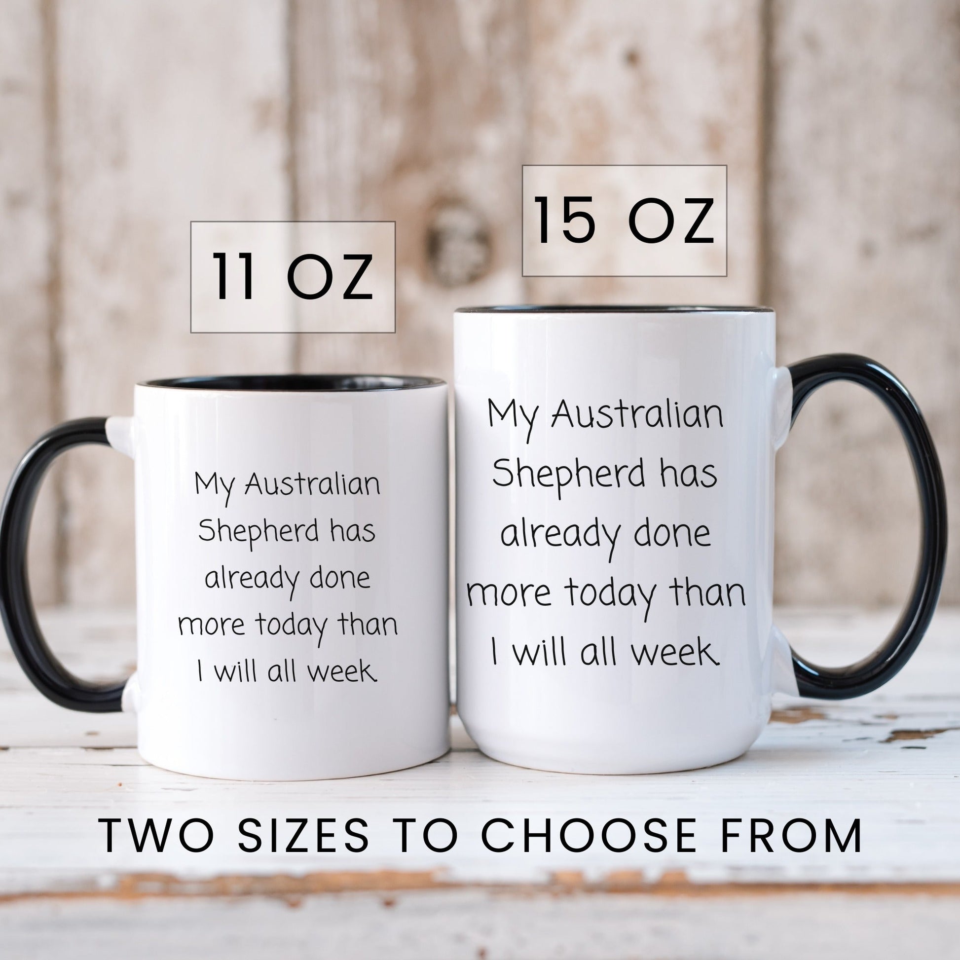 Lifestyle Photo #6 Australian Shepherd Dog Lover Mug