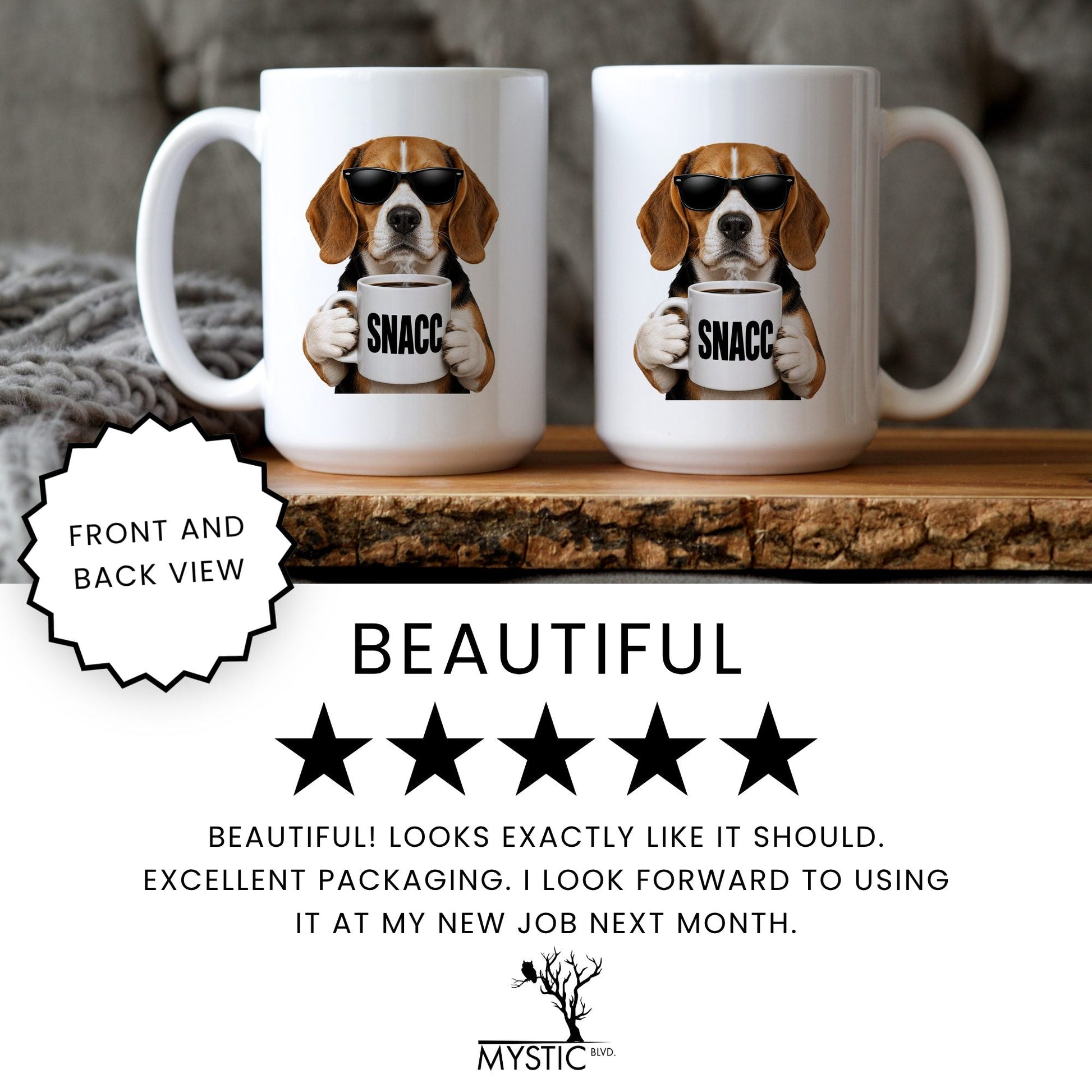 Beagle Snacc coffee mug — review
