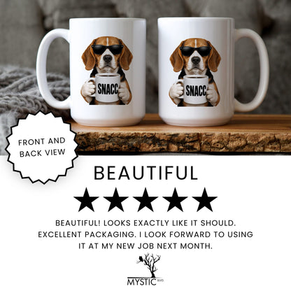 Beagle Snacc coffee mug — review