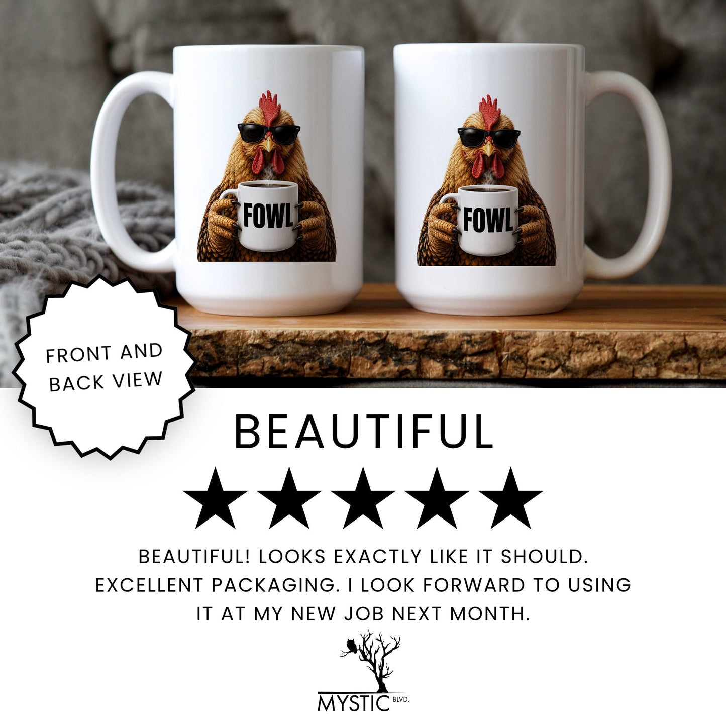Chicken Fowl coffee mug — review