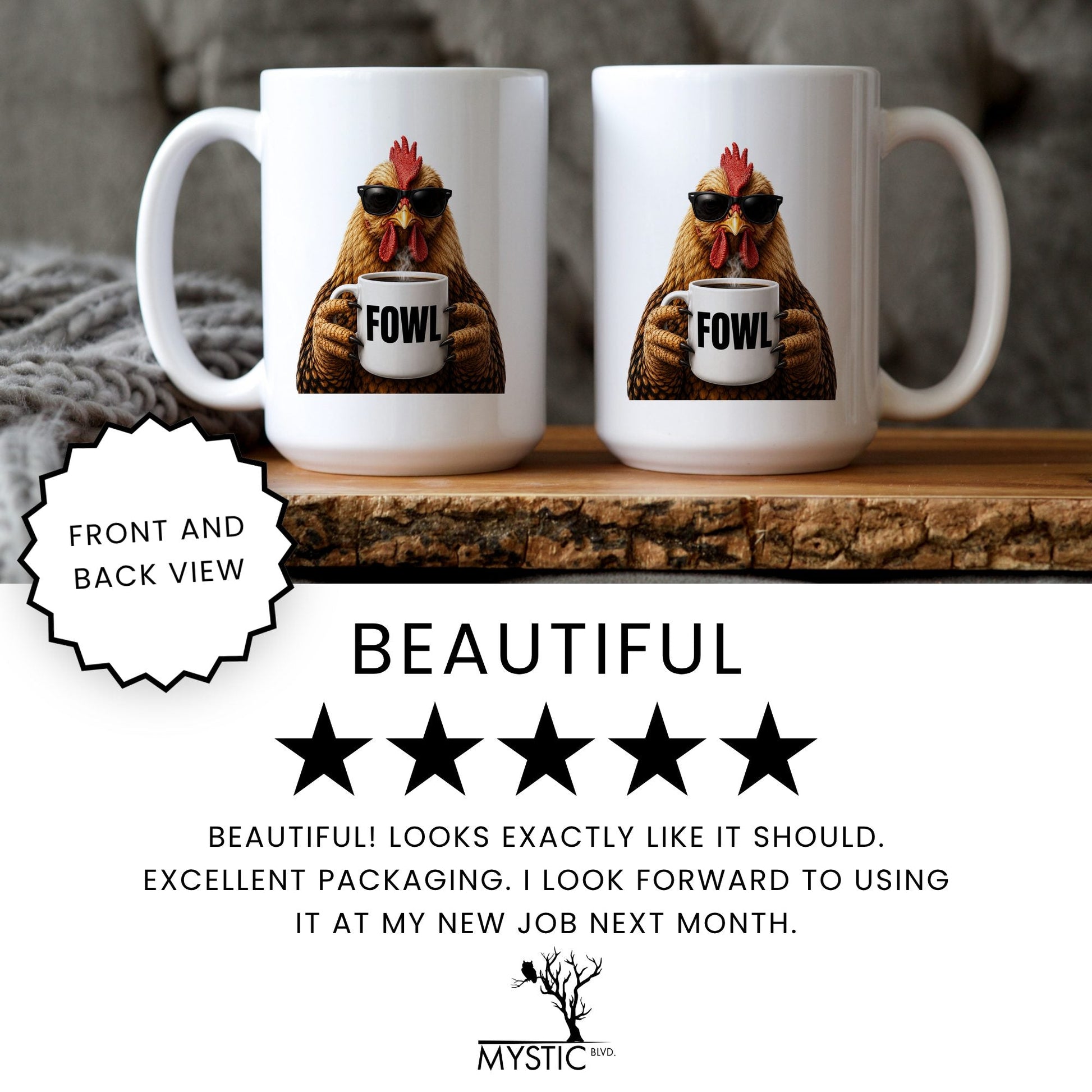 Chicken Fowl coffee mug — review