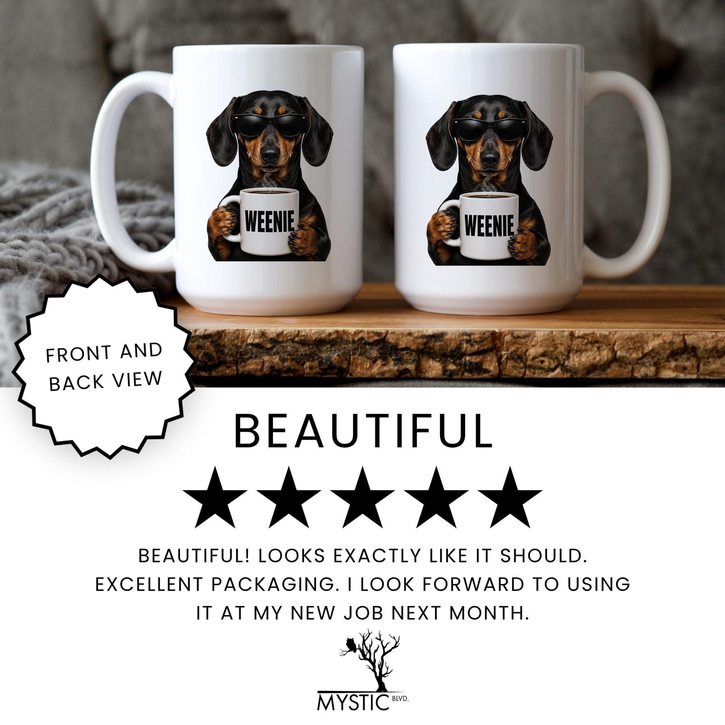 Dachshund Weenie coffee mug — review