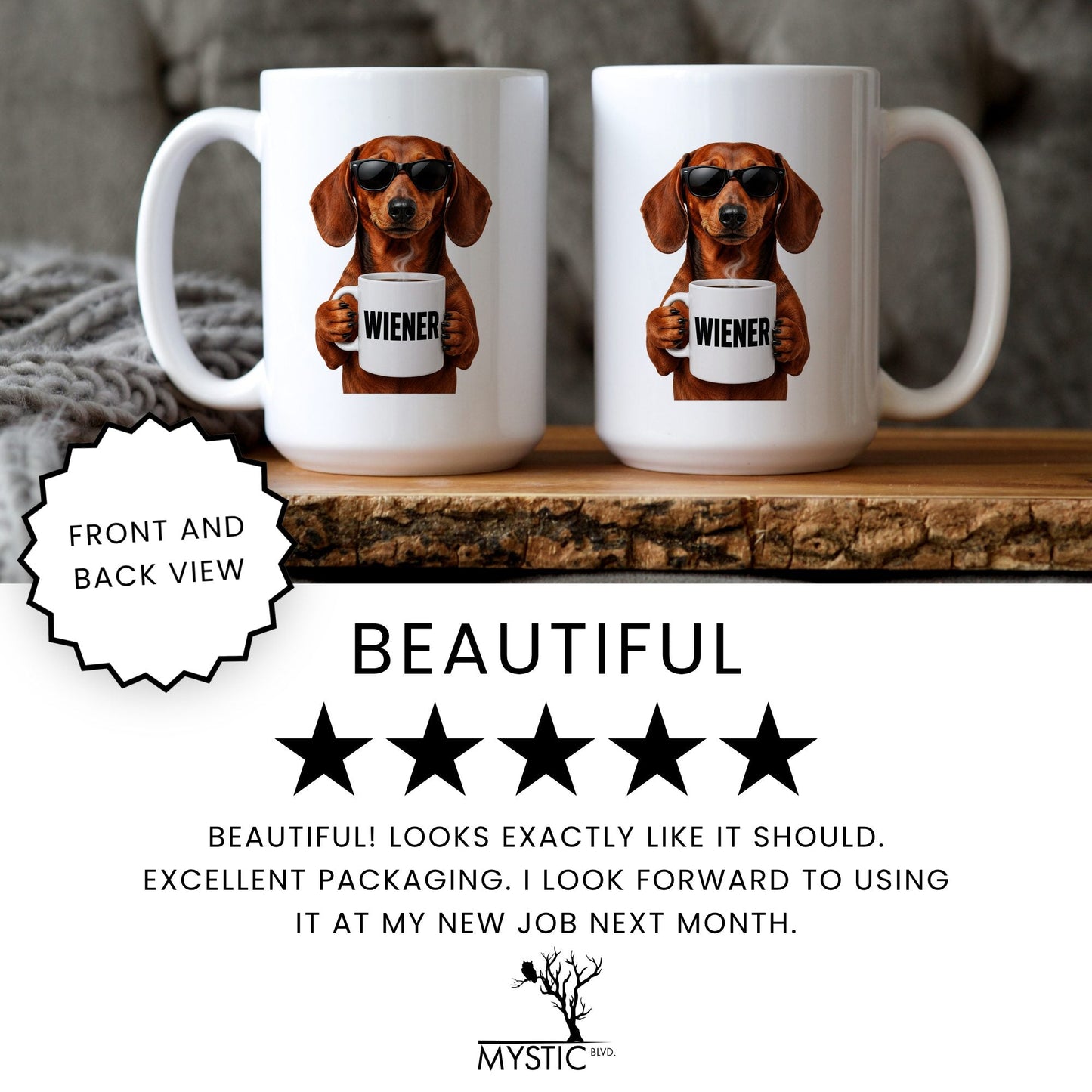 Dachshund Wiener coffee mug — review