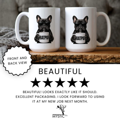 French Bulldog Batpig coffee mug — review