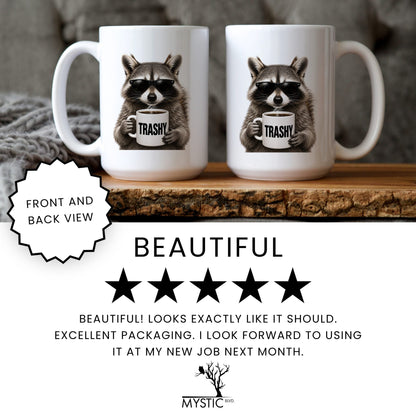 Raccoon Trashy coffee mug — review