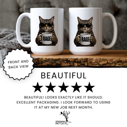 Tabby Cat Rage coffee mug review