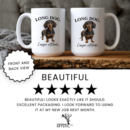 Long Dog. Longer Attitude coffee mug — review