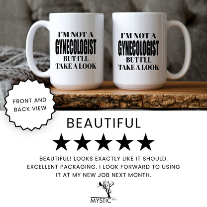 Funny gynecologist adult humor coffee mug lifestyle