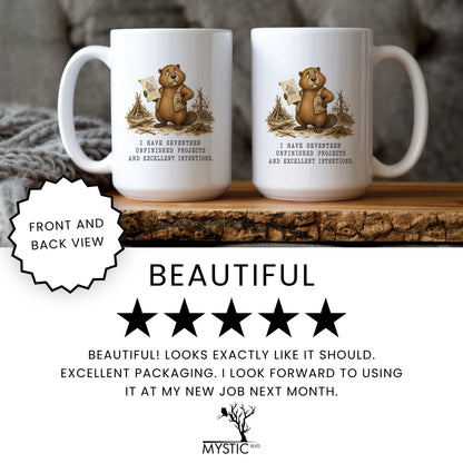 Unfinished Projects Beaver Mug