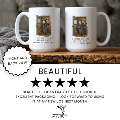 Pretend to Leave Twice Otter Mug