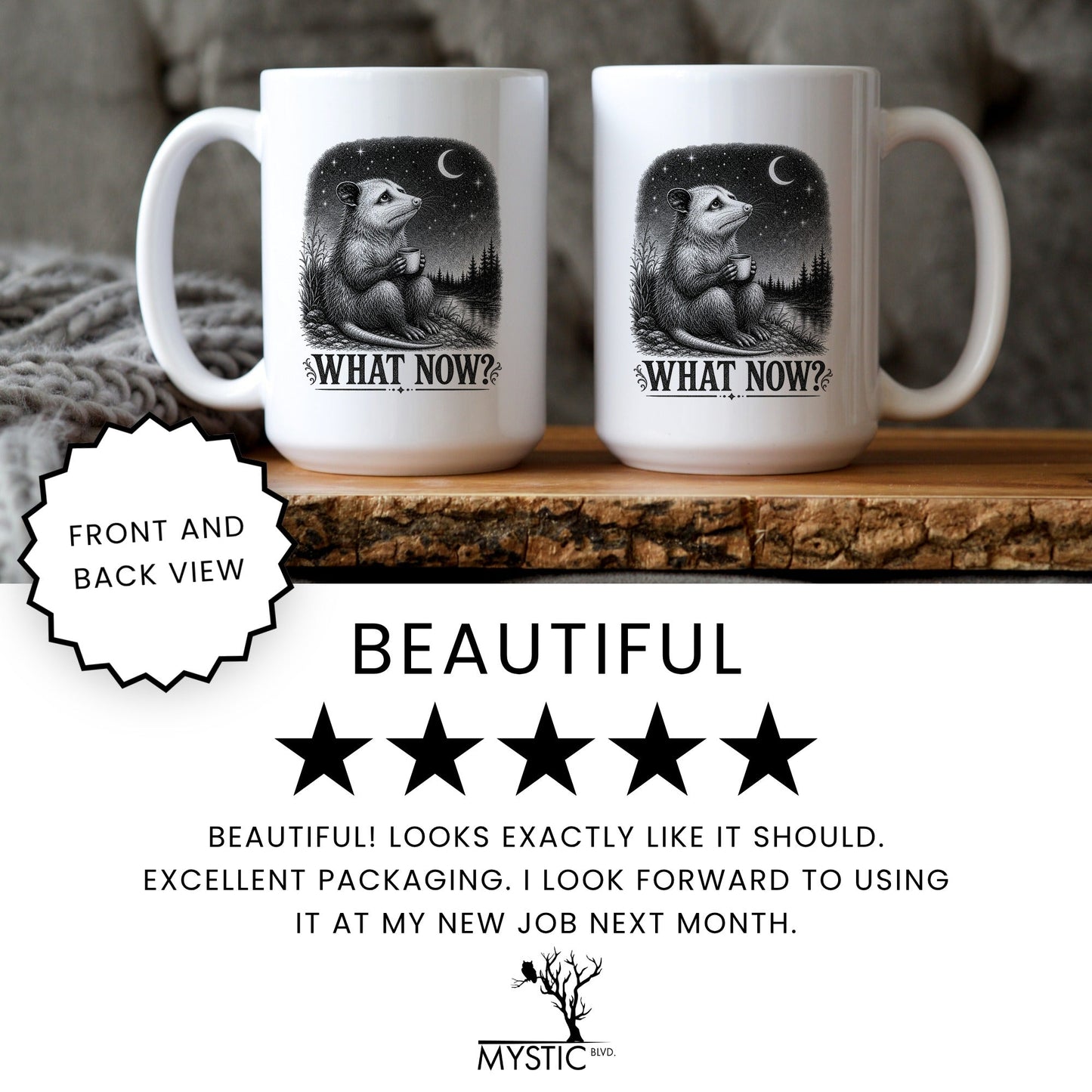 What Now Opossum Mug