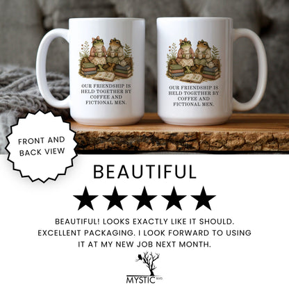 Coffee And Fictional Men Mug - lifestyle photo