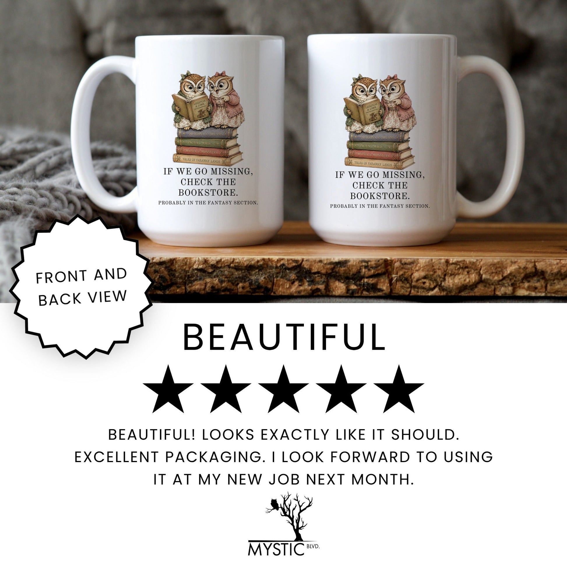If We Go Missing Mug - lifestyle photo
