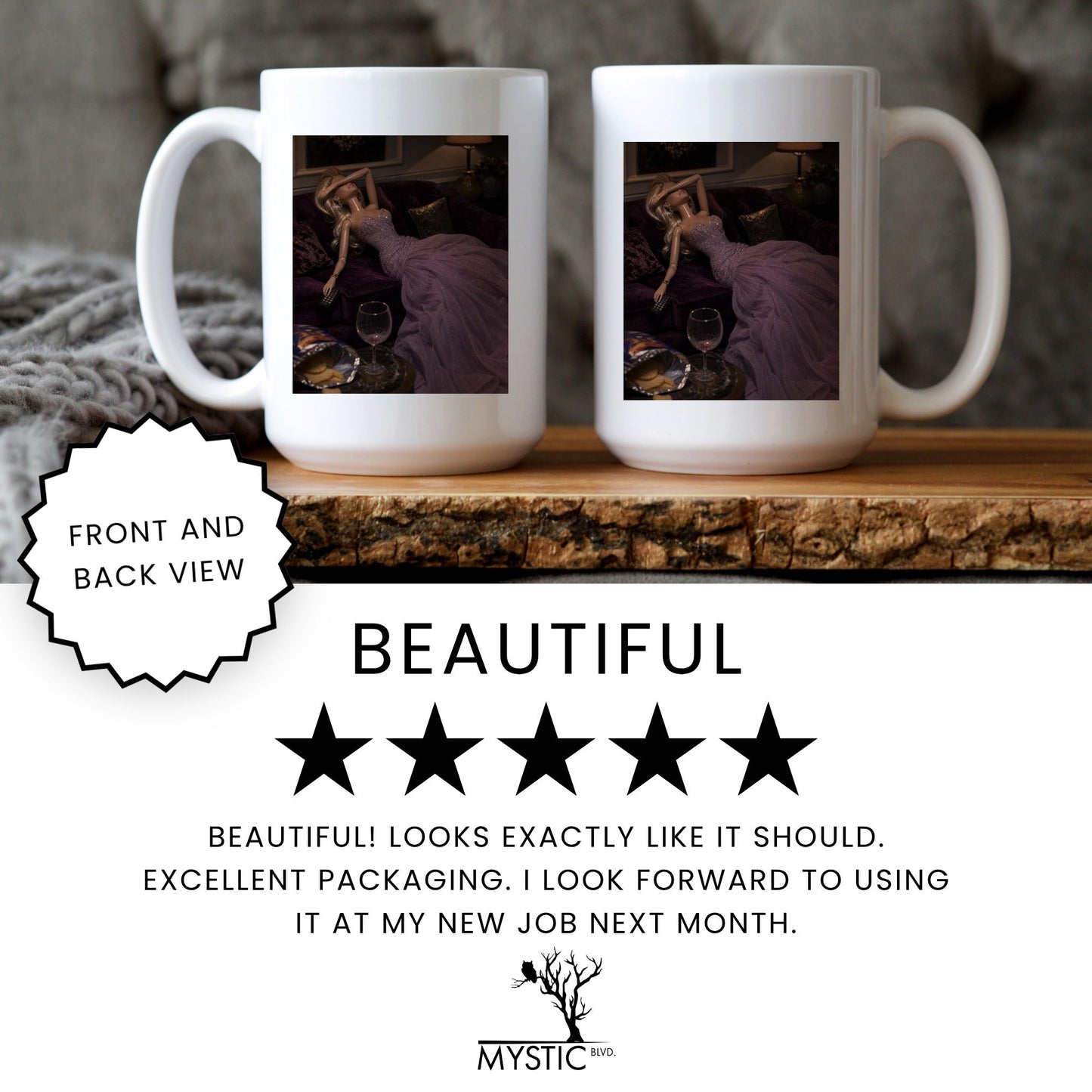 Resting Doll Face Mug